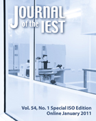 Journal of the IEST Vol. 54, No. 1 Special ISO Edition - Online January 2011